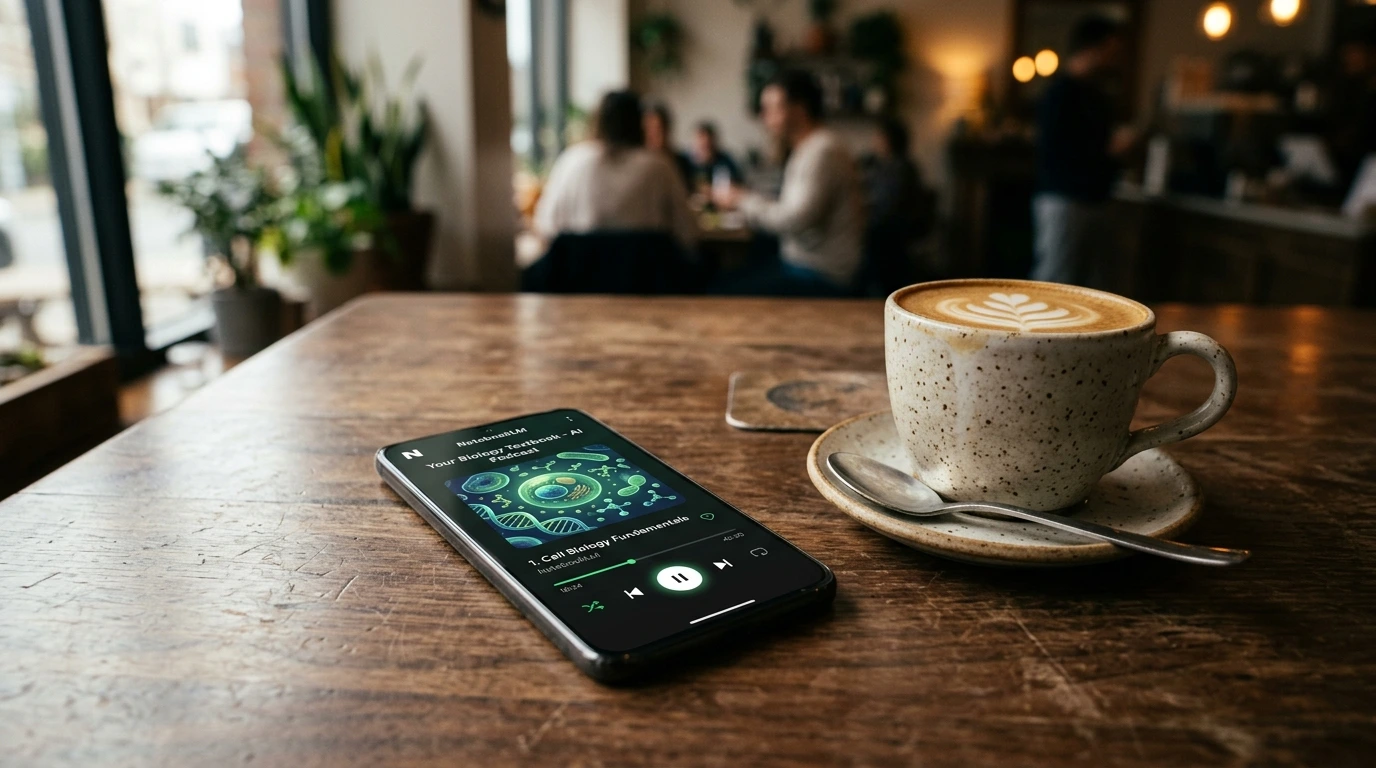 Turning textbooks into AI podcasts with the Google NotebookLM audio overview feature