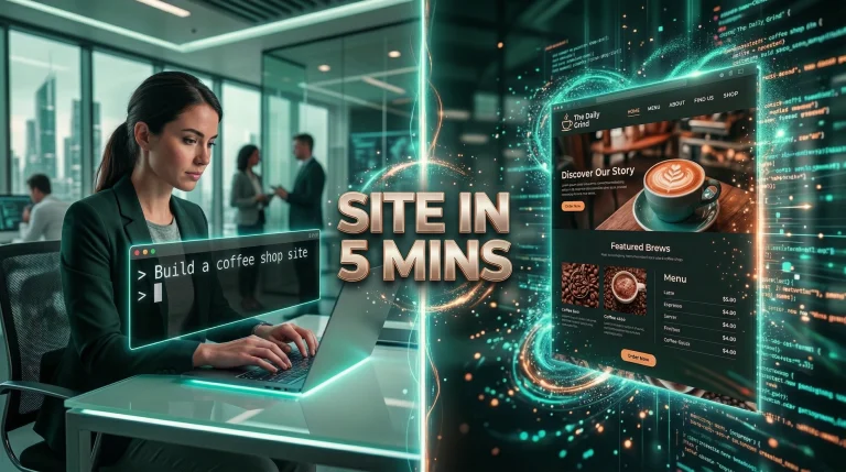 Build a professional website with AI in 5 minutes tutorial 2026 guide